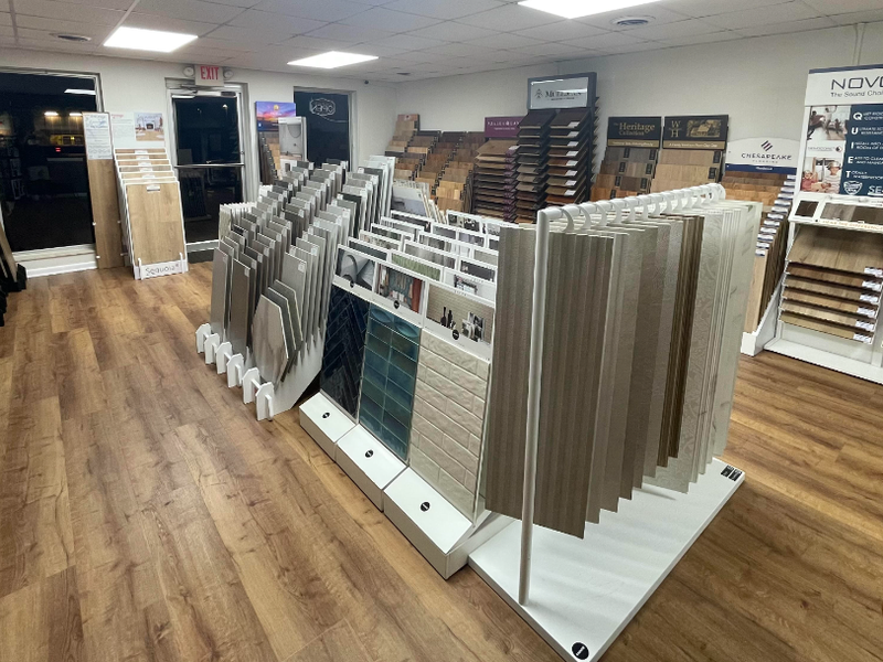 Browsing a Flooring Showroom at FLOOR CO., Portland, TN.